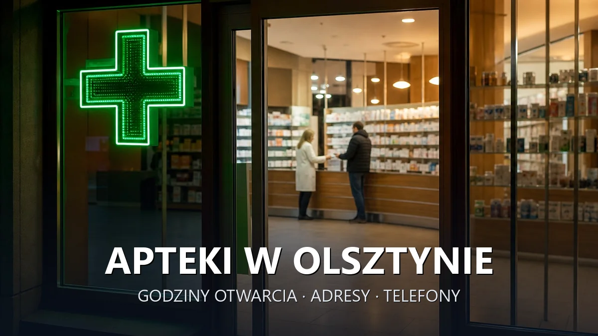 Apteki w Olsztynie - godziny otwarcia i dyżury
