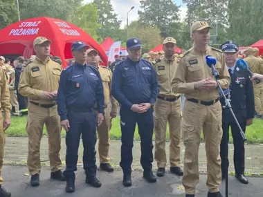 Młodzi druhowie ćwiczyli reagowanie na zagrożenia w Olsztynie