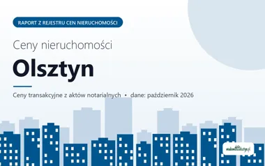 Ceny mieszkań w Olsztynie — październik 2026