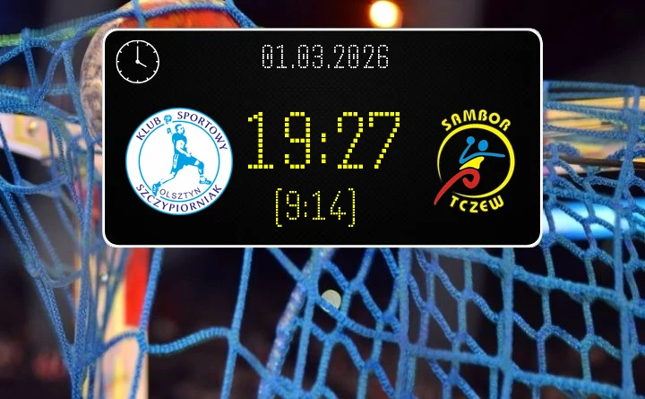 [PIŁKA RĘCZNA] KS Szczypiorniak Olsztyn – Sambor Latocha Agropom Tczew 19:27 – I Liga Mężczyzn (Grupa A), kolejka 18