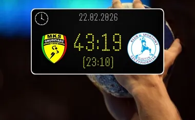 [PIŁKA RĘCZNA] MKS Grudziądz – KS Szczypiorniak Olsztyn 43:19 – I Liga Mężczyzn (Grupa A), kolejka 17