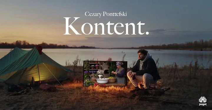 Grafika promocyjna wydarzenia Cezary Ponttefski – „Kontent” (Olsztyn, 2 marca 2026)
