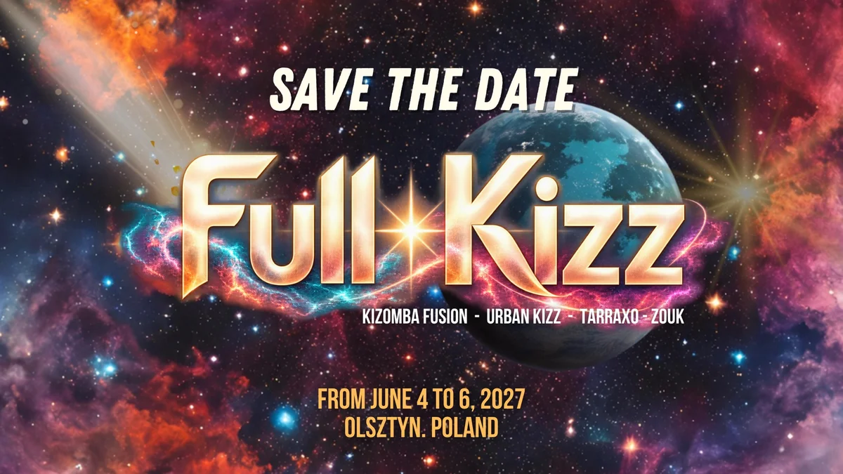 Grafika promocyjna wydarzenia Full Kizz 2027 w Olsztynie