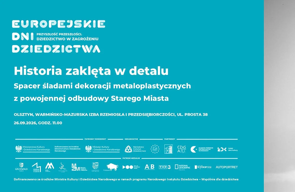 Grafika promocyjna wydarzenia Historia zaklęta w detalu
