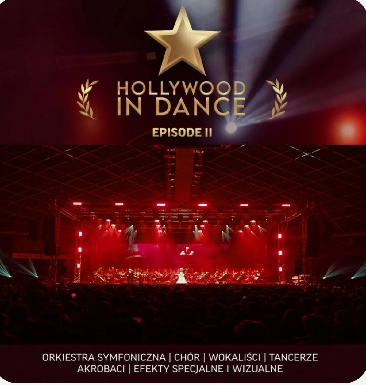 Grafika promocyjna wydarzenia Hollywood in Dance – Odcinek II w Olsztynie