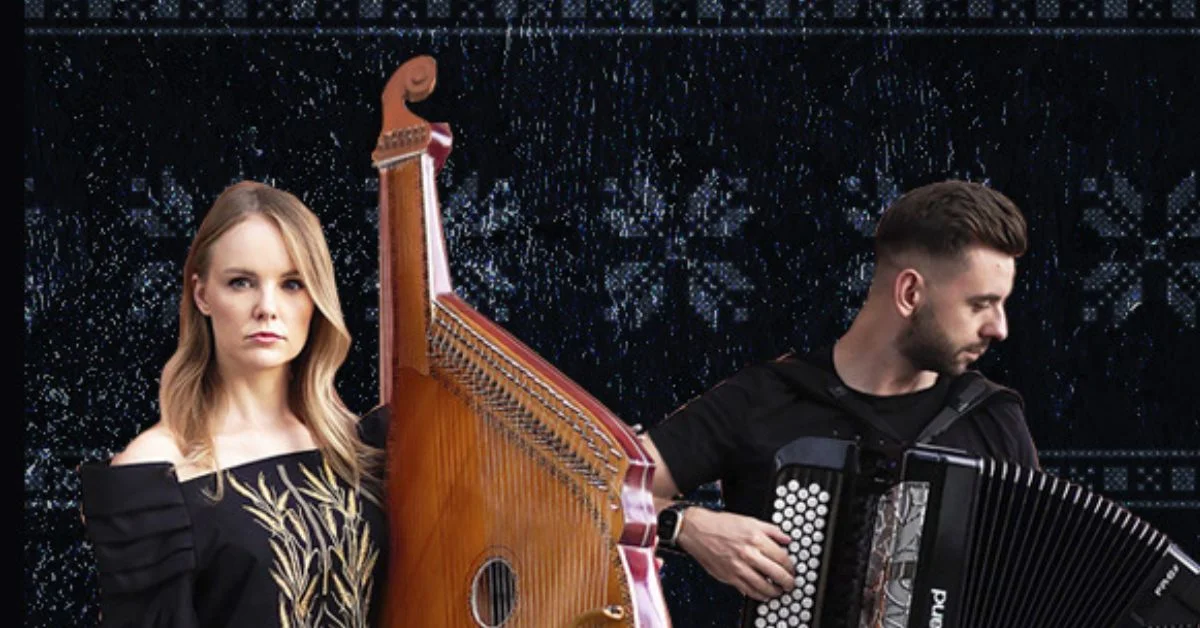 Grafika promocyjna wydarzenia Koncert B&B Project łączący muzykę folkową z nowoczesnymi aranżacjami