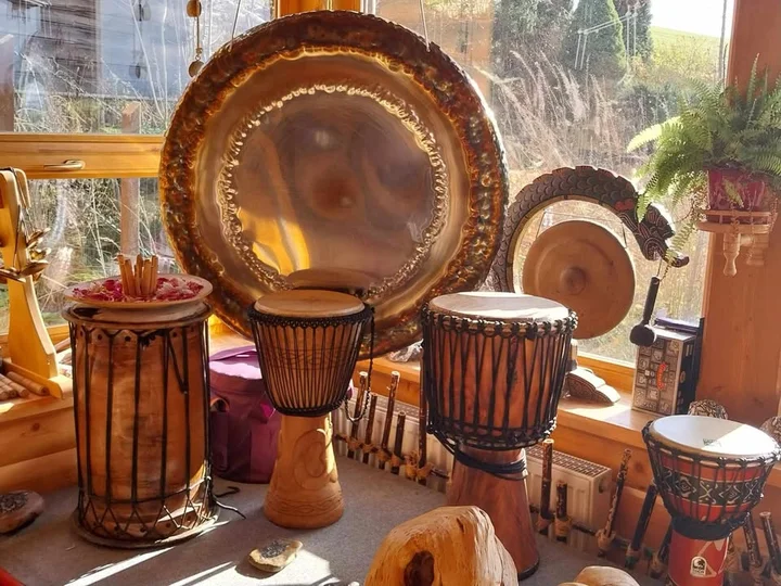 Grafika promocyjna wydarzenia Koncert gongów w Krainie Aktywności