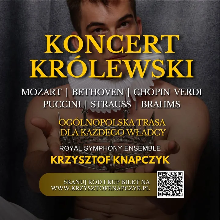 Grafika promocyjna wydarzenia Koncert Królewski — Majestat Klasyki w Filharmonii Olsztyn