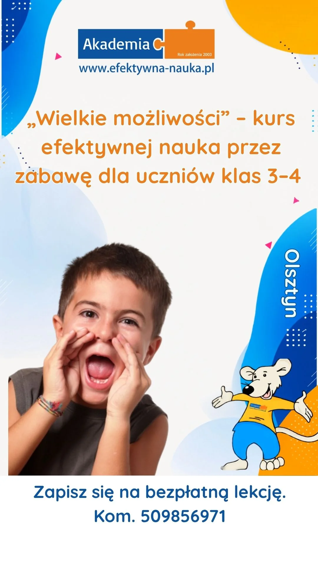 Grafika promocyjna wydarzenia Nauka sprawnego czytania i zapamiętywania – dni otwarte