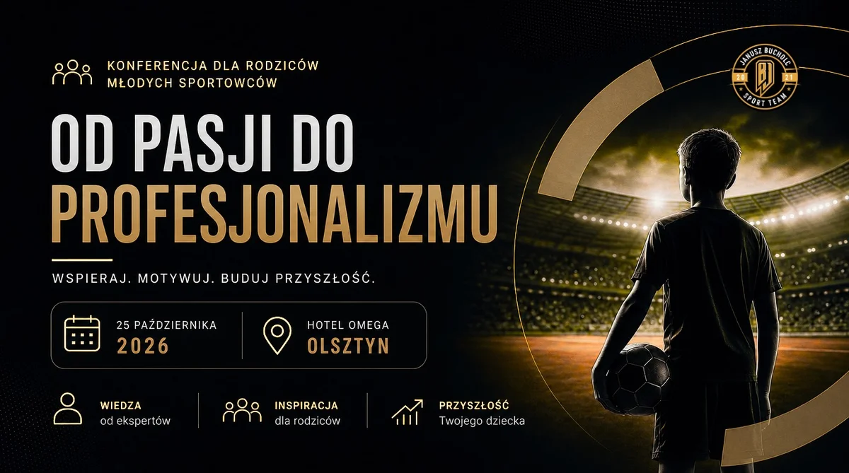 Grafika promocyjna wydarzenia OD PASJI DO PROFESJONALIZMU – konferencja dla rodziców