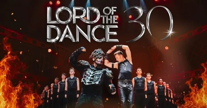 Grafika promocyjna wydarzenia LORD OF THE DANCE – 30th Anniversary Tour w Olsztynie