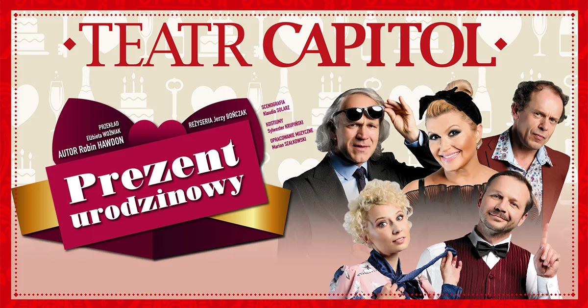 Grafika promocyjna wydarzenia Prezent urodzinowy w Olsztynie: komedia