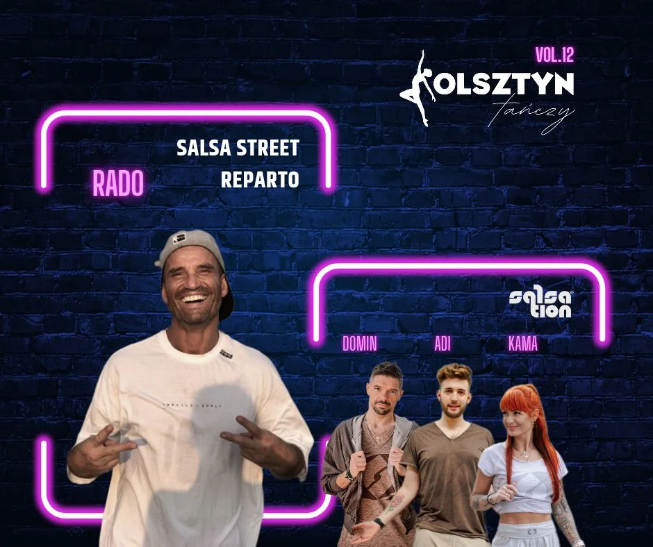 Grafika promocyjna wydarzenia Spotkanie taneczne w Olsztynie w październiku 2025
