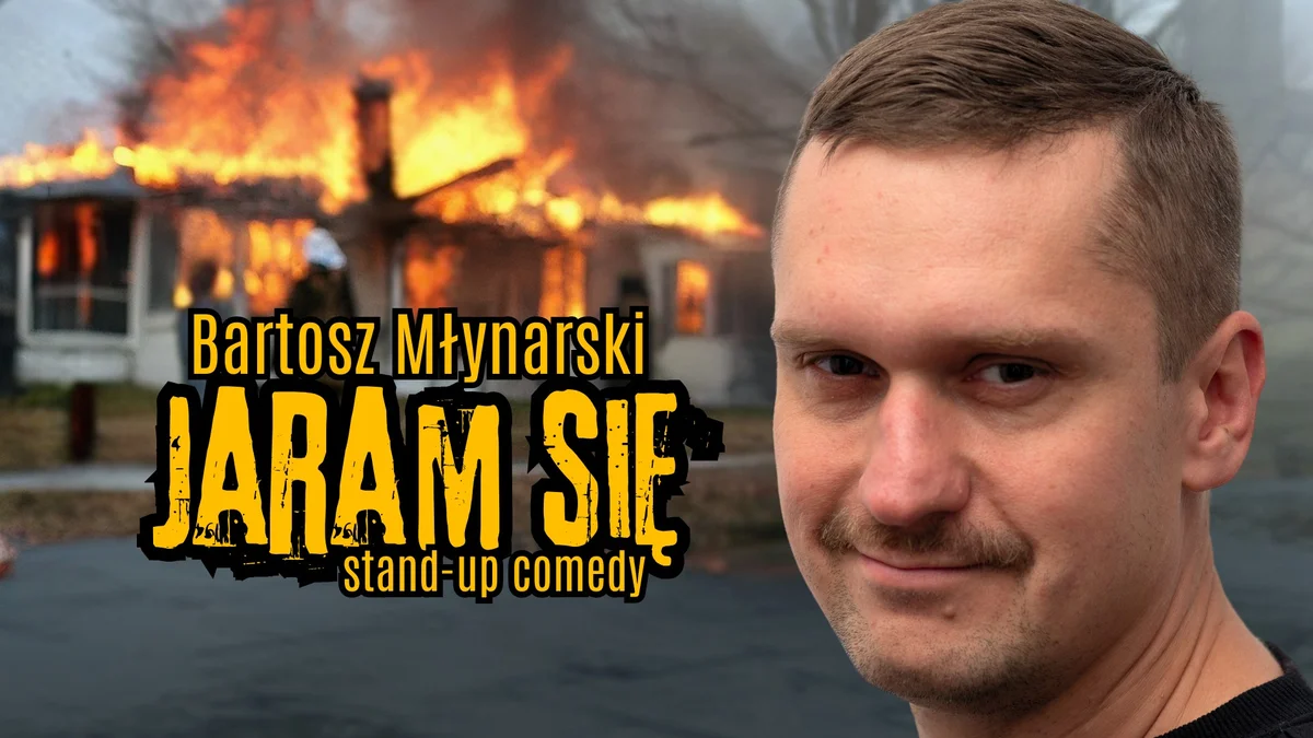 Grafika promocyjna wydarzenia Stand-up: Bartosz Młynarski „Jaram się” w Olsztynie
