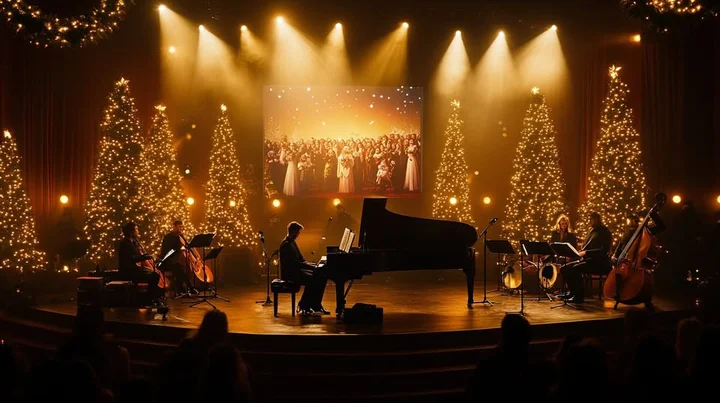 Grafika promocyjna wydarzenia Świąteczny Koncert — Bożonarodzeniowe Utwory i Kolędy (Olsztyn)