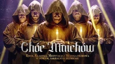 Chór mnichów przy świecach w Olsztynie