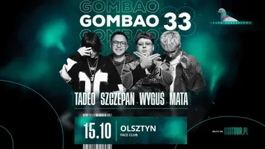 Grafika promocyjna wydarzenia G33 TOUR: koncert w Olsztynie