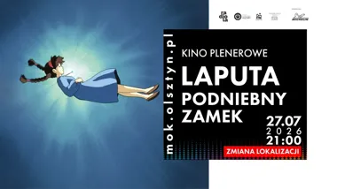 Grafika promocyjna wydarzenia Kino plenerowe: „Laputa – podniebny zamek”