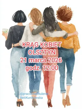 Grafika promocyjna wydarzenia Krąg Kobiet Olsztyn — Wewnętrzny krytyk (21 marca 2026)