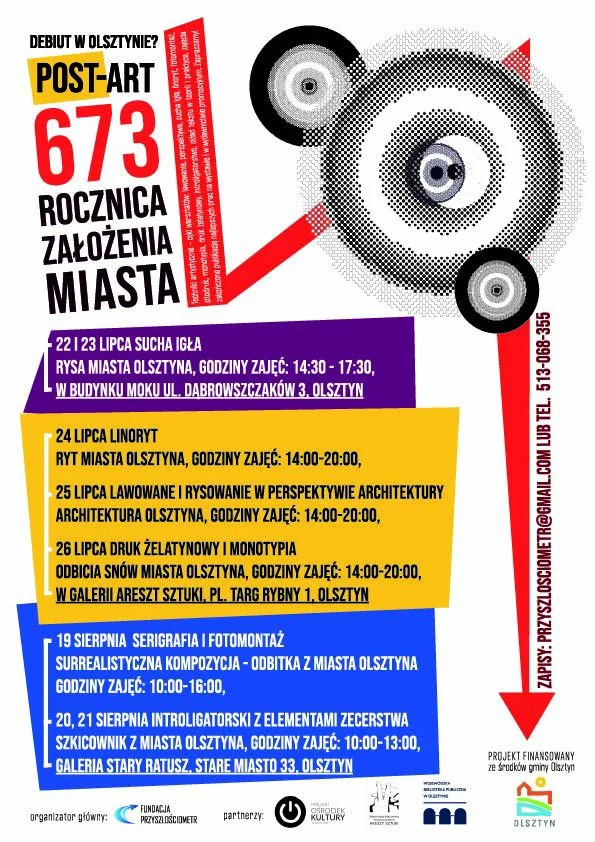 Grafika promocyjna wydarzenia Debiut w Olsztynie: wernisaż i album