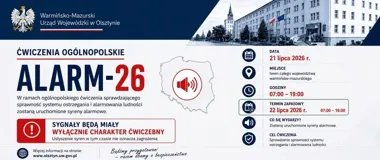 Syreny alarmowe zabrzmią na Warmii i Mazurach. To będą ćwiczenia
