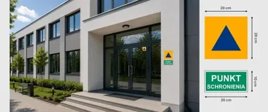 Ponad 86 tysięcy punktów schronienia zostanie oznakowanych w całej Polsce