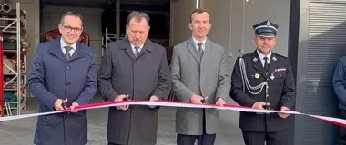 OSP Łąkorz z nowym sprzętem i drugim magazynem bezpieczeństwa