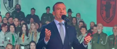 Na Polach Grunwaldu uhonorowano harcmistrzynię za ponad pół wieku pracy