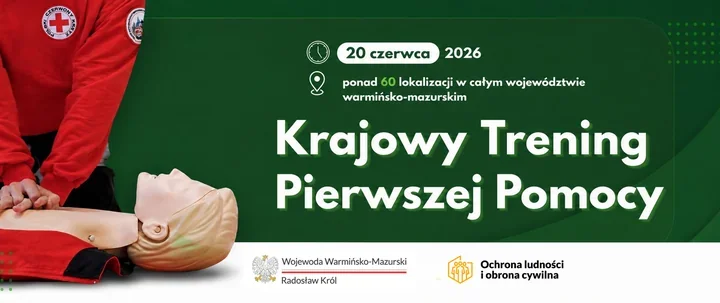 Warmińsko-mazurskie ćwiczy ratowanie życia. Trening ruszy w ponad 60 punktach