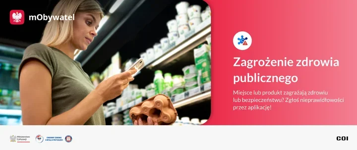 Sanepid przyjmuje zgłoszenia także w mObywatelu. Reakcja ma być szybsza