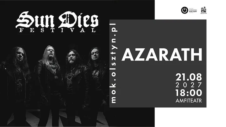 Sun Dies Festival wraca do Olsztyna. Azarath pierwszą gwiazdą
