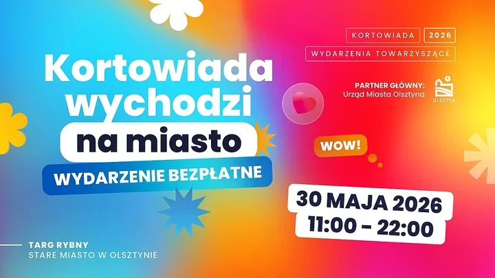 Kortowiada schodzi na Targ Rybny. Od rana do późnego wieczora
