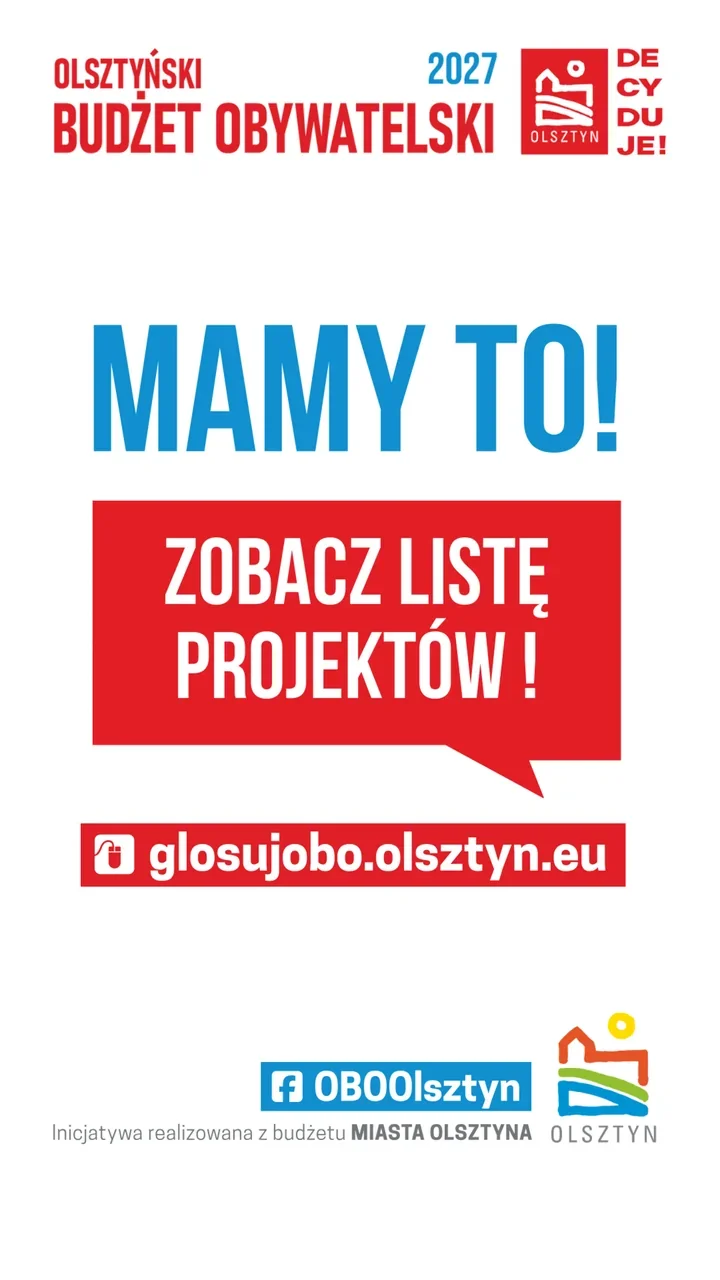 OBO 2027 wchodzi w decydującą fazę. Do głosowania trafiło 75 projektów