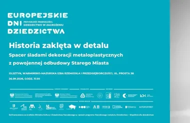 Metalowe ślady powojennej odbudowy. Spacer po Starym Mieście w Olsztynie