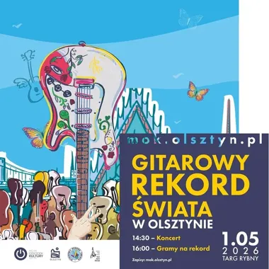 Na Targu Rybnym wybrzmi „Hey Joe”. W Olsztynie rusza gitarowy rekord