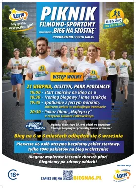 Sport, film i Jerzy Górski. Park Podzamcze zaprasza na biegowy wieczór
