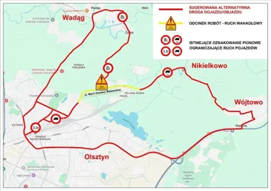 Ulica Zientary-Malewskiej z ruchem wahadłowym. Utrudnienia potrwają długo