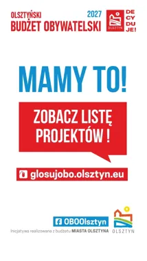 OBO 2027 wchodzi w decydującą fazę. Do głosowania trafiło 75 projektów