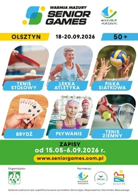 Sześć dyscyplin i jedna opłata. Senior Games wracają do Olsztyna