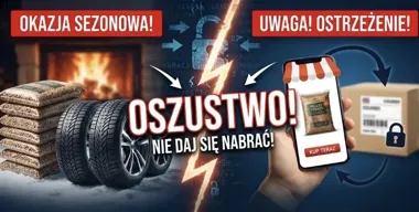Opony i pellet za tysiące złotych - Policja w Olsztynie ostrzega