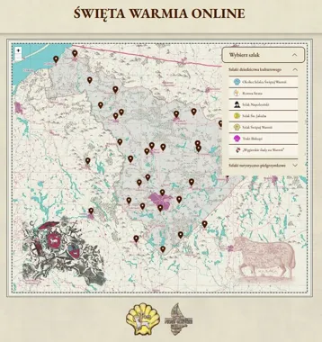 Warmię da się zaplanować w telefonie. Nowa mapa ułatwia weekendowe trasy