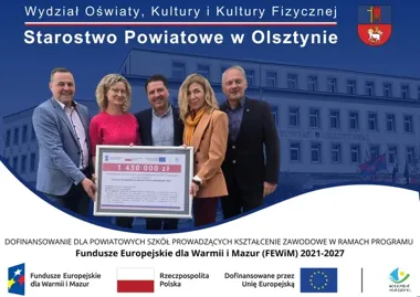 Unijne pieniądze mają wzmocnić zawodówki w powiecie olsztyńskim