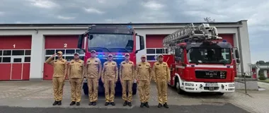 Syreny zabrzmiały w godzinę „W”. Strażacy oddali hołd powstańcom